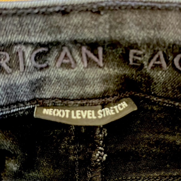 American Eagle Outfitters Ne(x)t Level Stretch women’s black jeans in size 0L - Picture 5 of 6